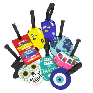 Identificador De Mala De Viagem Tag de Bagagem Avião Férias Etiqueta Silicone Premium em Oferta na Shopee