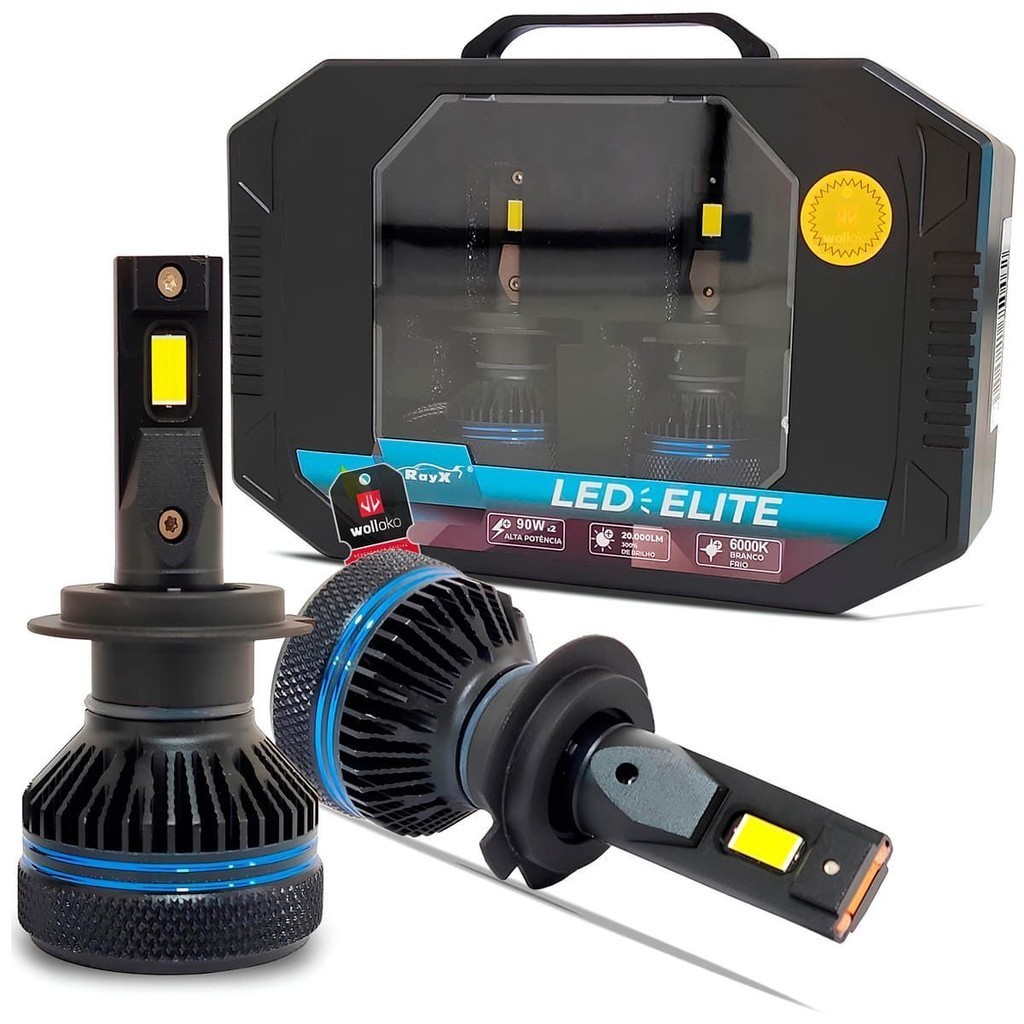 Ultra Led Elite 6k 20000Lm 180W 12V H1 H3 H7 H8 H11 HB3 HB4 em Oferta na Shopee