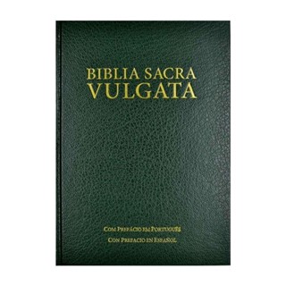 Biblia Sacra Vulgata | Capa Dura Verde | Editora SBB em Oferta na Shopee