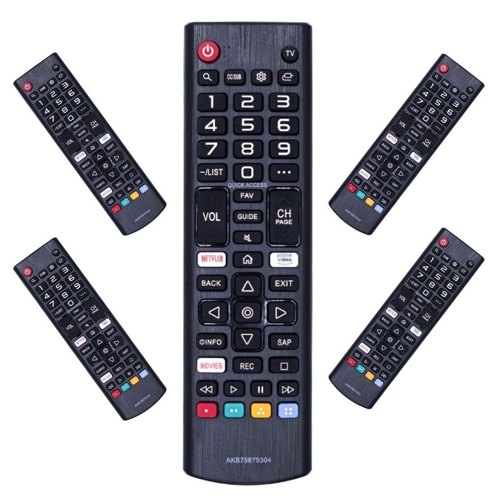 5 Controle Remoto Tv Smart Amazon Movies Netflix Marca na Descrição