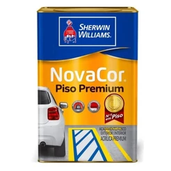 Tinta Piso Cimento Cobre Fissura Ultra Novacor Sherwin Williams 18L Rende muito Sem Cheiro