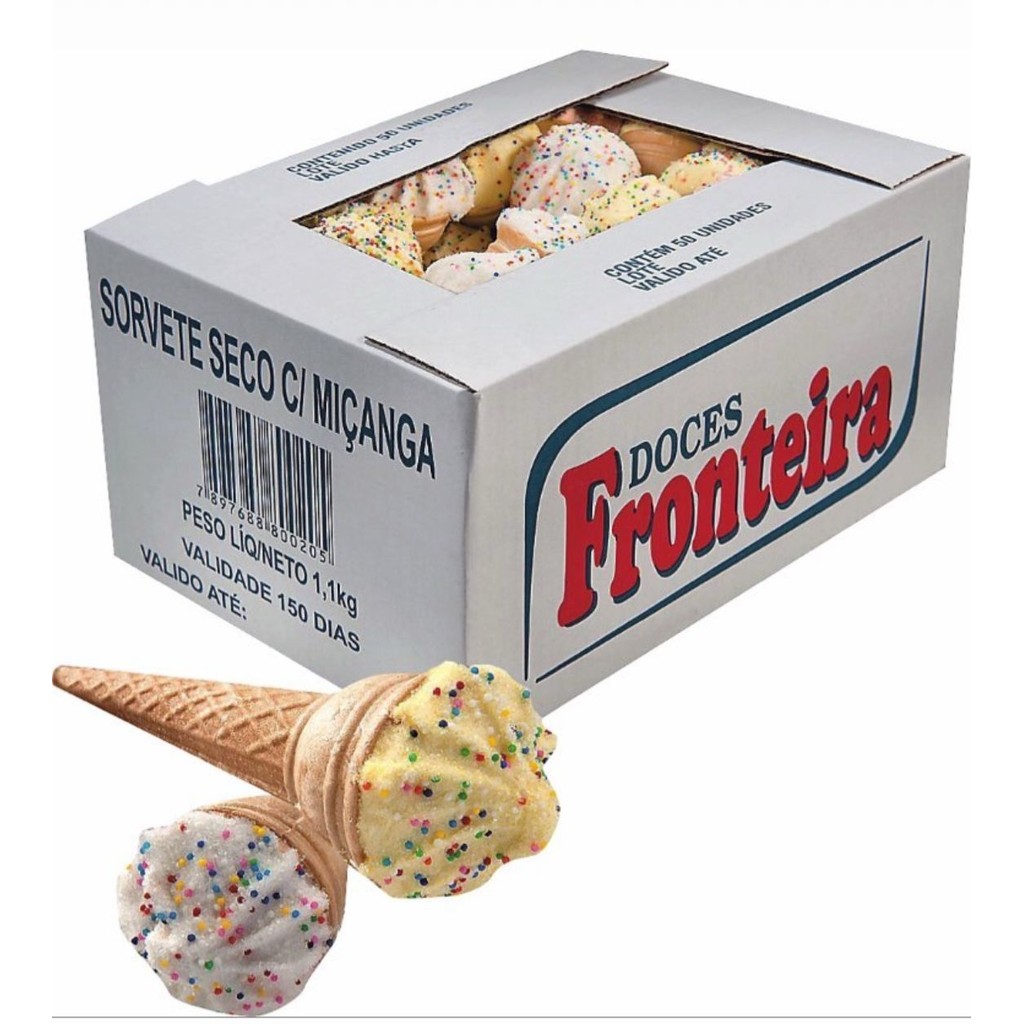 SORVETE SECO COM MIÇANGA em Oferta na Shopee