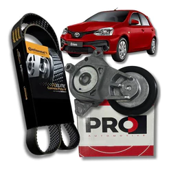 kit Tensor e Correia do Alternador - Toyota Etios 1.3/1.5 - 2016 2017 2018 2019 2020 2021 2022 2023