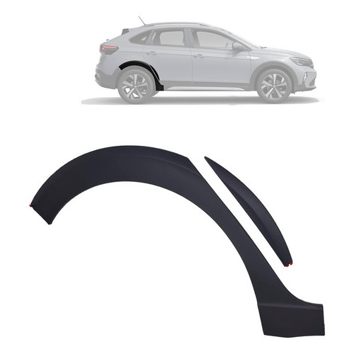 Par Molduras Traseira Direita Nivus 2021/24 Original Vw em Oferta na Shopee