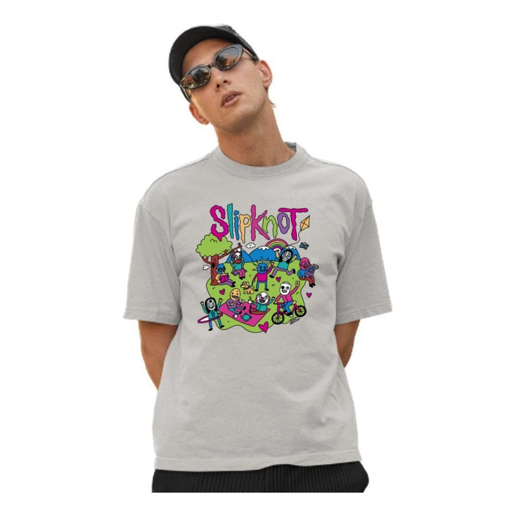 Camiseta Slipknot Banda Metal Camisa Blusa Rock Musica Rock In Roll