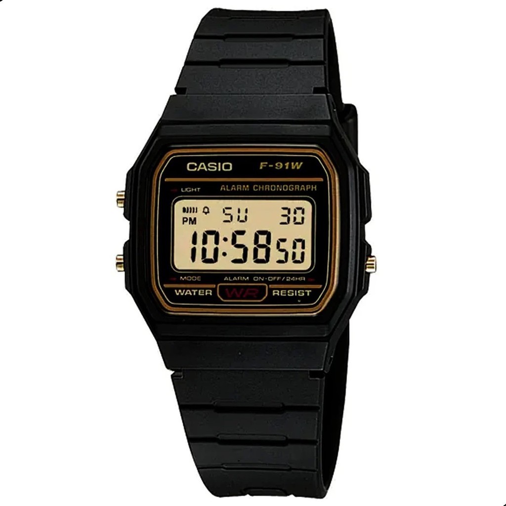 Relógio Casio Masculino Digital Original Presente Moda Gift Aniversário TendênciaF-91WG-9QDF em Oferta na Shopee