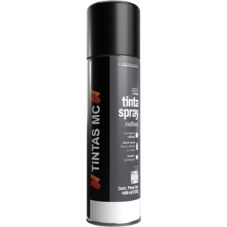 Tinta Spray Preto Fosco 400ml Uso Geral Tintas MC