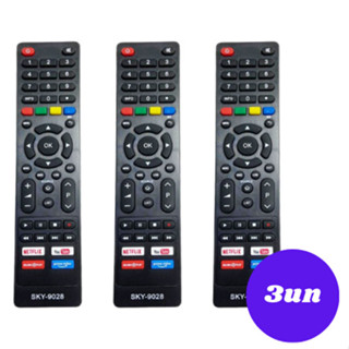 kit 3 Controle Tv PHILCO Netflix Amazon nfe