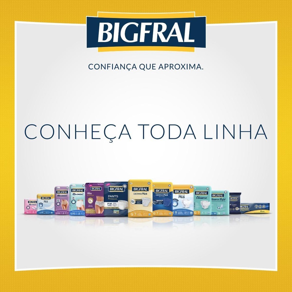 Kit 6 Toalhas Umedecidas Bigfral Suave Fragrância com 40un cada — imagem 2 de 2