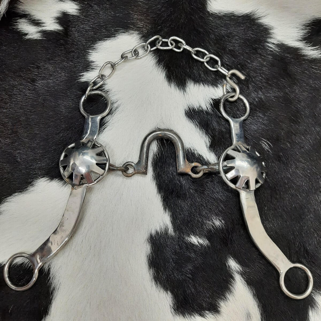 Freio para Cavalo Maluquinho Inox Bocal Articulado