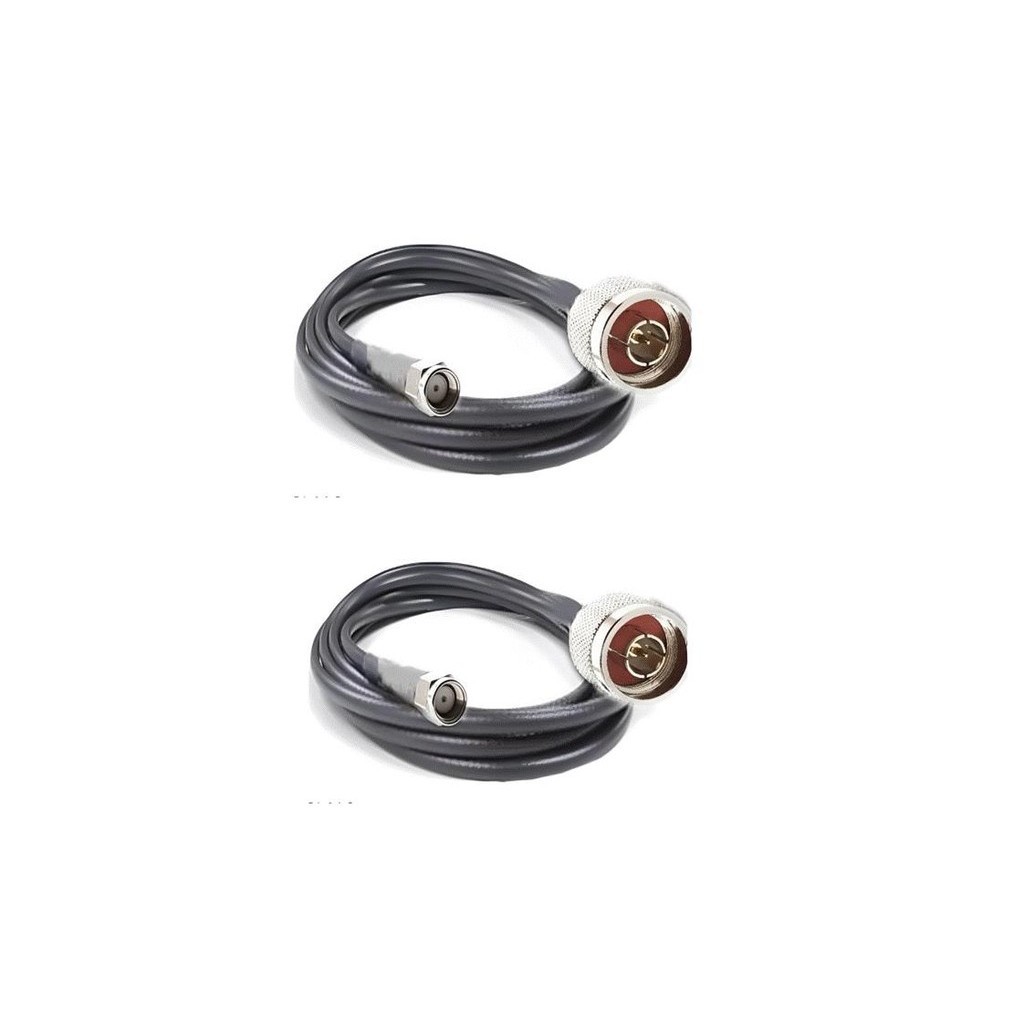 2 Cabos Descida Celular Rgc 58 10 Mts N+sma Menor Preço — R$ 122,99 em Shopee