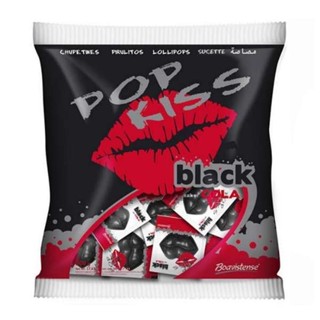 PIRULITO POP KISS C/ 50 UNID BLACK COLA