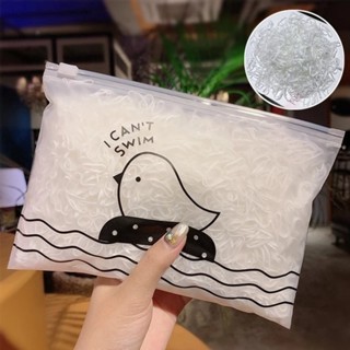 500pcs Xuxinha De Cabelo Elástica Transparente Para Meninas / Meninas em Oferta na Shopee