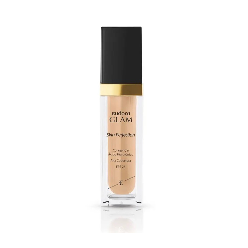 Base Líquida Glam Skin Perfection Eudora 30ml ou Refil (Escolha a opção)