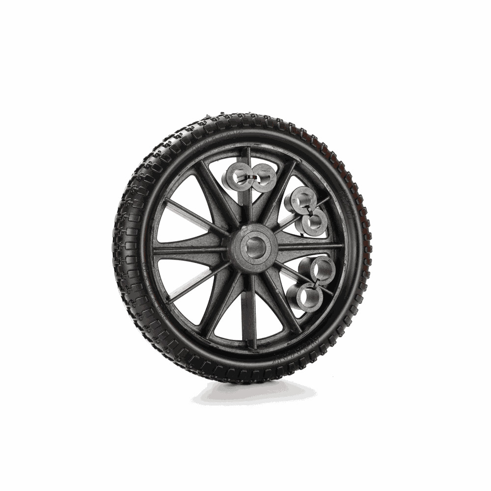 PNEU EM P.U MACIÇO RD05-BE BUCHA 25 MM  PNEUS PODEM SER USADOS EM DIVERSOS CARRINHOS DE CARGA,CARRINHOS DE GÁS, CARRINHOS PLATAFORMAS, CARRINHO DE MÃO(CARRIOLA) E DIVERSOS EQUIPAMENTOS.