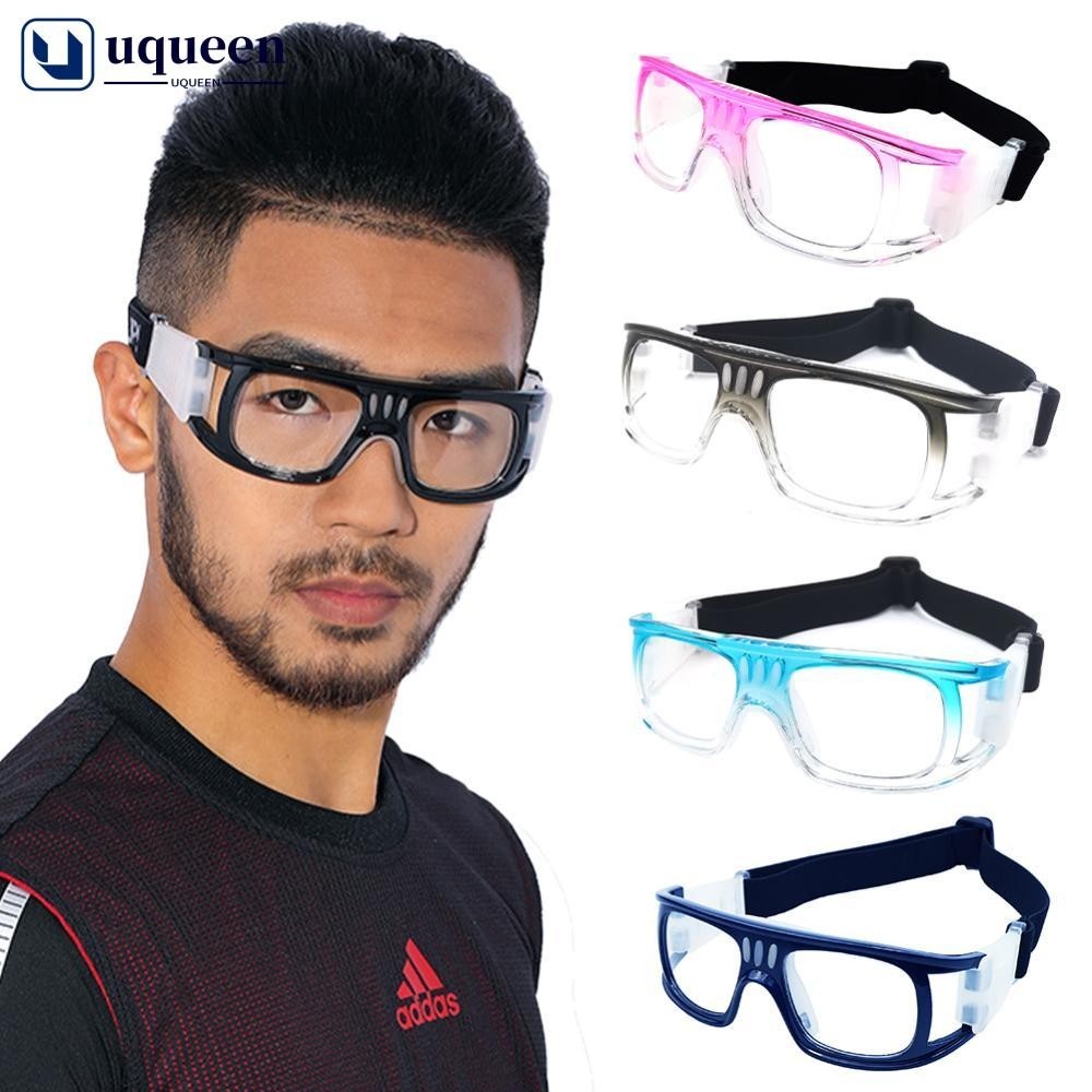 UQUEEN Óculos De Proteção Esportiva De Bola Profissional Basquetebol Ao Ar Livre Anti-Impacto UV H5J6