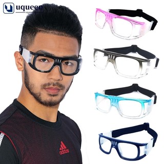 UQUEEN Óculos De Proteção Esportiva De Bola Profissional Basquetebol Ao Ar Livre Anti-Impacto UV H5J6