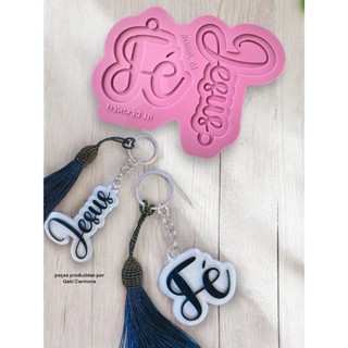 Molde Palavras ( Jesus e Fé) em Oferta na Shopee