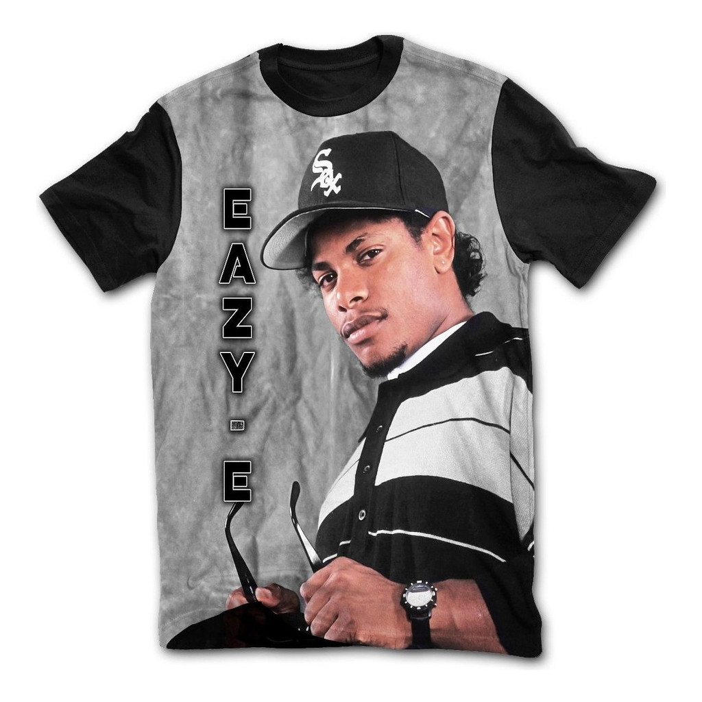 Camiseta Camisetas Camisa Eazy E Rap Hip Hop Black 777