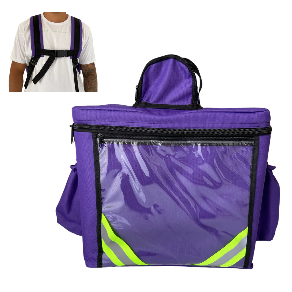 Bag 17 Litros Açaí Com Isopor Mochila Térmica Delivery
