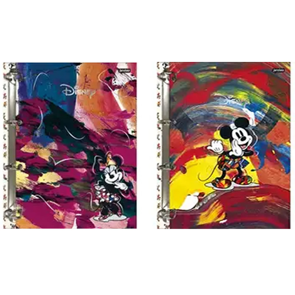 CADERNO ARGOLADO 175X242MM CD 160FLS DISNEY PROJETO DEEI   77323 77 - Stationery
