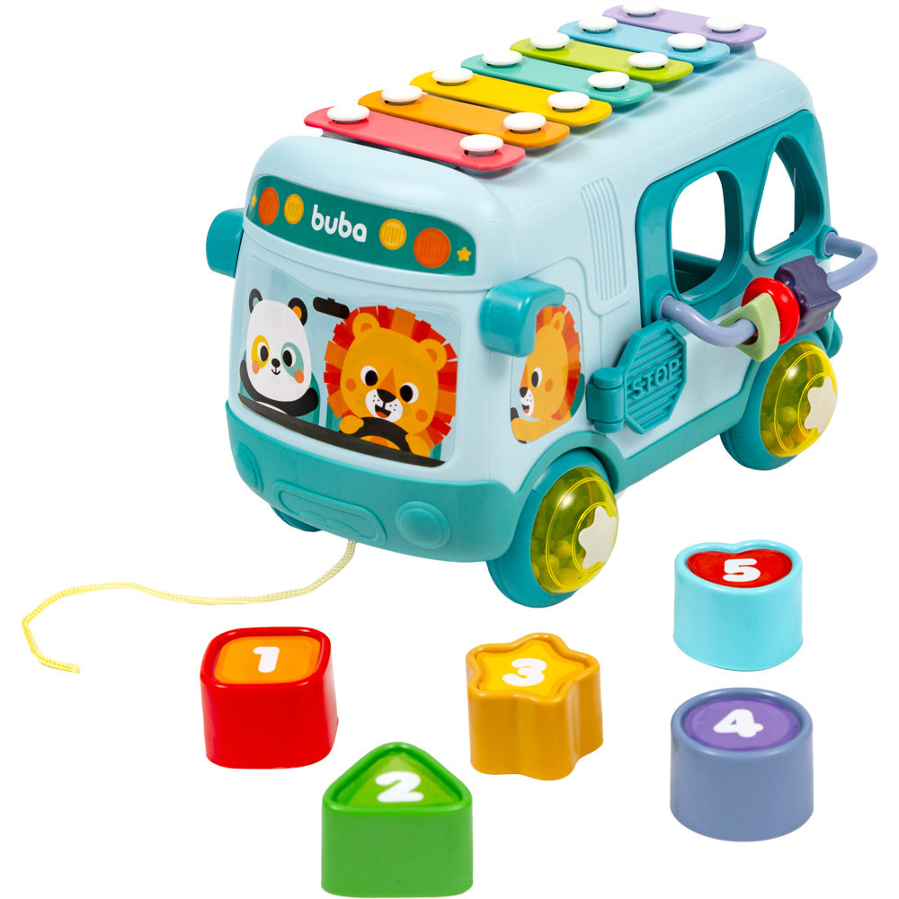 Brinquedo Ônibus Buba Atividade Infantil Brinquedo Desenvolvimento