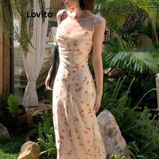 Lovito Vestido Floral Ditsy Casual Para Mulheres L77ED150