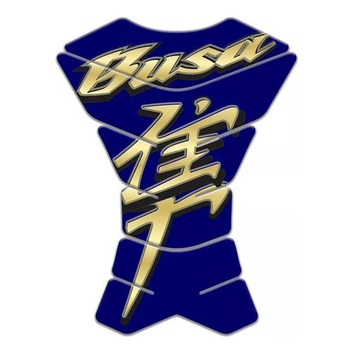 Adesivo Protetor De Tanque Resinado Suzuki Hayabusa Azul