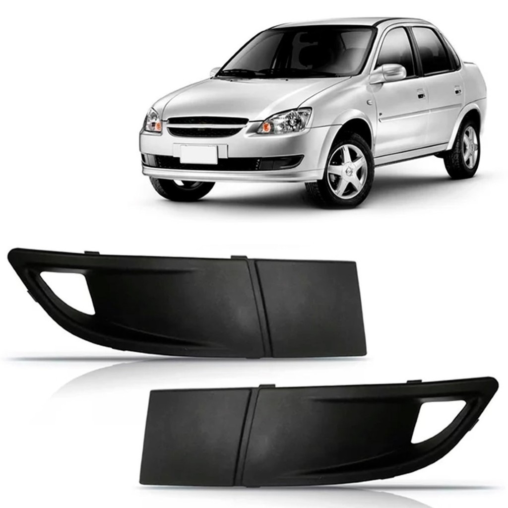 Moldura Milha Corsa Classic 2010 A 2016 C/Furo