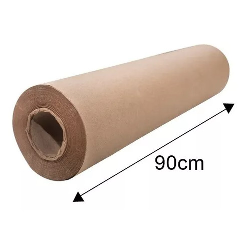 Bobina Papel Semi Kraft Rolo Com 90cm 2KGs 60g- embalagem,presente,Moldes