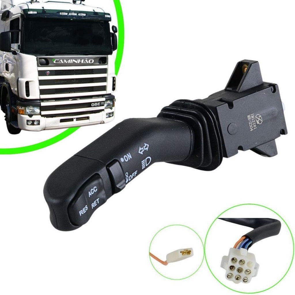 Chave Seta Scania 124 / 94 / 114 - 1998 a 2009 - com Piloto Automático (1402449)