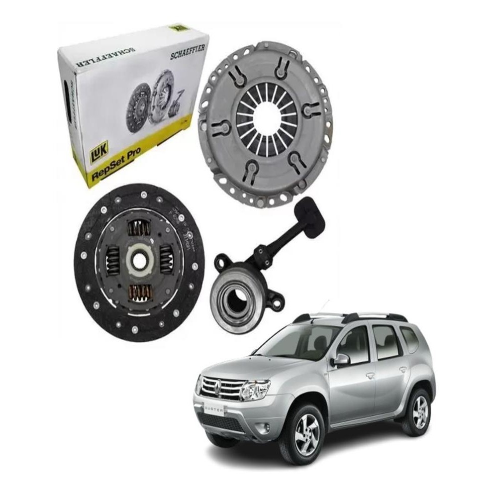 Kit Embreagem Com Atuador Duster Livina 1.6 16v 2009 à 2015 Original LUK