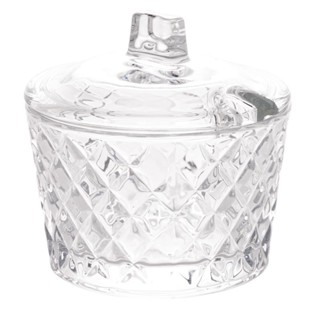 Açucareiro Lyor Diamante de Cristal 10cm x 10cm