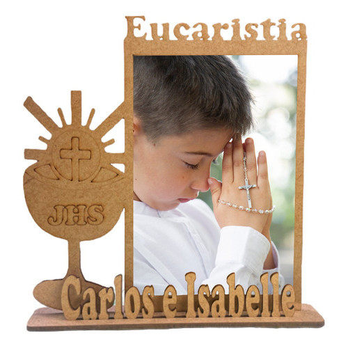15 Porta Retrato Personalizado,eucaristia, Igreja Foto 10x15 em Oferta na Shopee