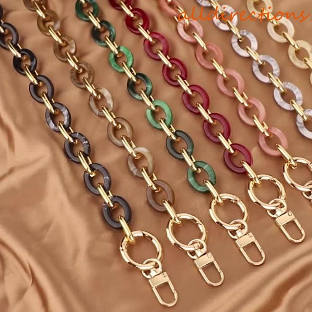 Alldireções Cinta Acrílica Para Bolsa Criativa Retro Peças Acessórios Bijuteria De Corpo Cruzado