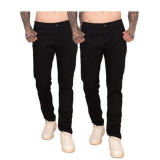 Kit 2 Calça Jeans Masculina Skinny Com Lycra Elastano Linha Premium em Oferta na Shopee