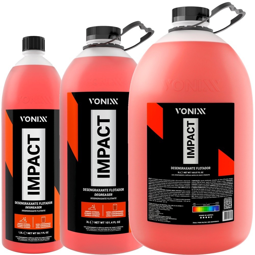 Impact Vonixx Limpador Universal Desengraxante Flotador Produto Para Desengraxar Motor Roda Corrente Transmissão Automot