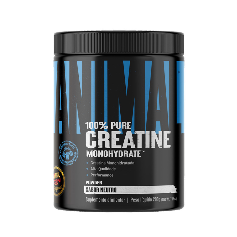 Creatine 100% Pure Monohidratada 200G - Universal Nutrition em Oferta na Shopee