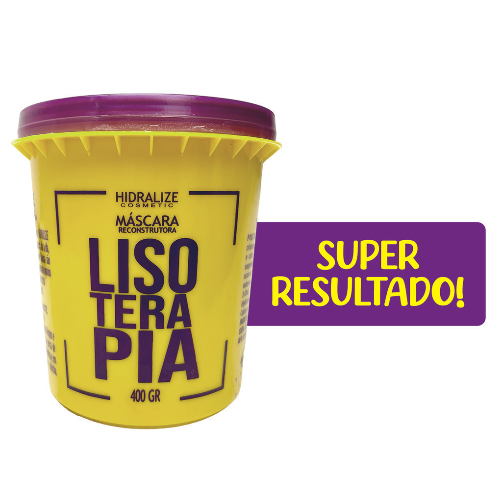 Mascara De Hidratacao E Fortalecimento Capilar Lisoterapia Hidralize 400g Reconstrucao Nutricao em Oferta na Shopee