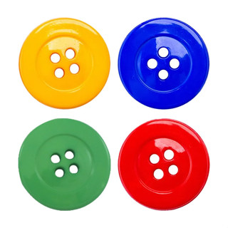 40 Botão Disco Voador 4 Furos 35mm Tam: 54 Colorido 4 Cores em Oferta na Shopee