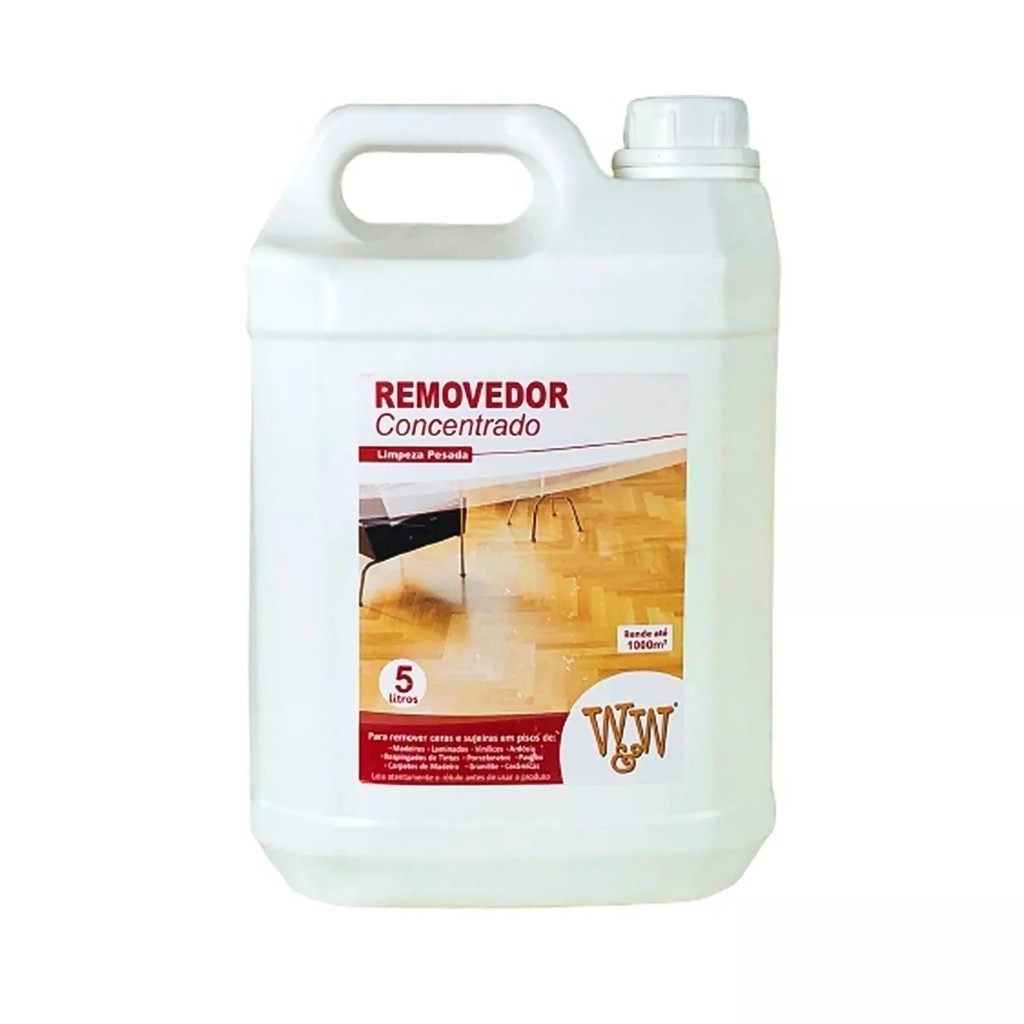 Removedor De Cera Taco Piso Madeira Laminado Concentrado 5l
