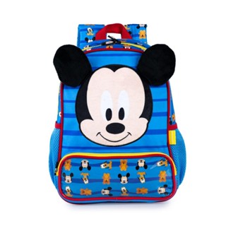 Mochila Escolar Masculina Mickey Baby Azul em Oferta na Shopee