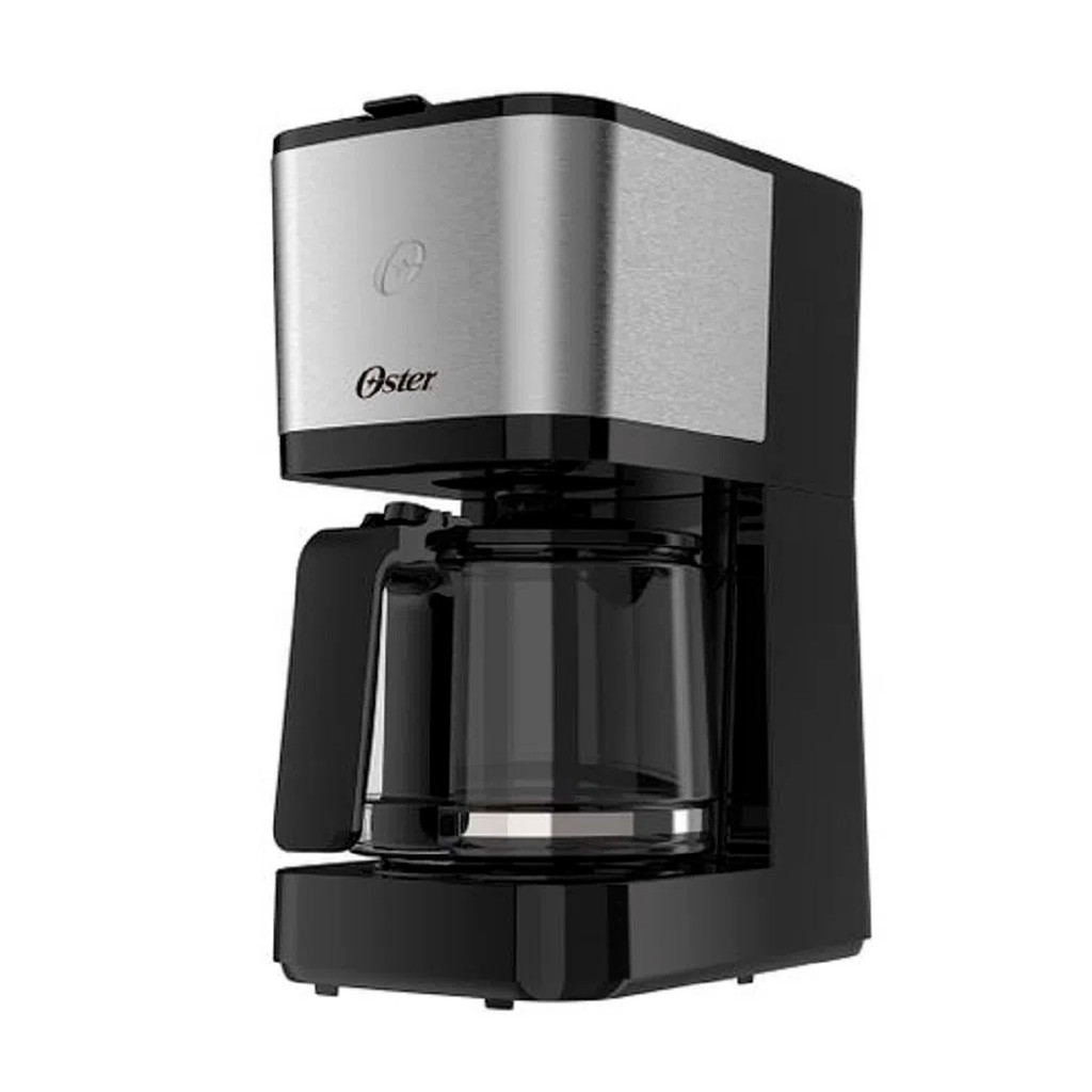 Cafeteira Elétrica Oster Inox OCAF600 127v 1,2 Litros 32 Xícaras Base Aquecimento Filtro Permanente