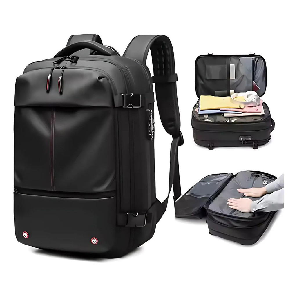 Mochila Masculina Feminina Executiva Impermeável Antifurto Rígida Para Notebook Trabalho Faculdade