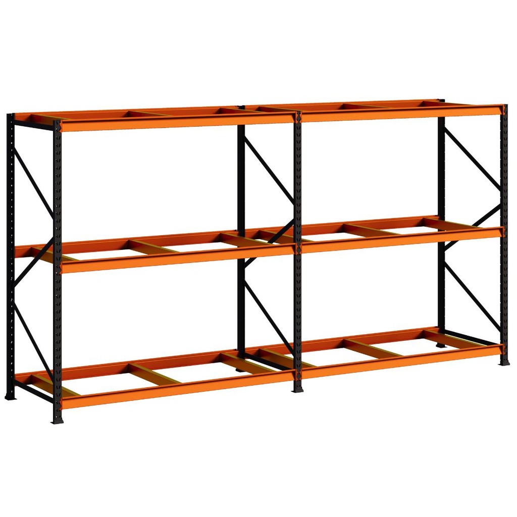 Porta Pallet 3000kg 1 Inicial 1 Continuação 200x180x60 3 Níveis Sem Bandeja MPP500 Amapá