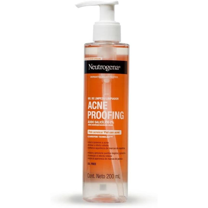 GEL LIMPEZA FACIAL NEUTROGENA ACNE PROOFING 200ML