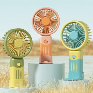 3 Modos De Mini ventilador portátil recarregável USB com suporte adequado para escritório e viagens em Oferta na Shopee