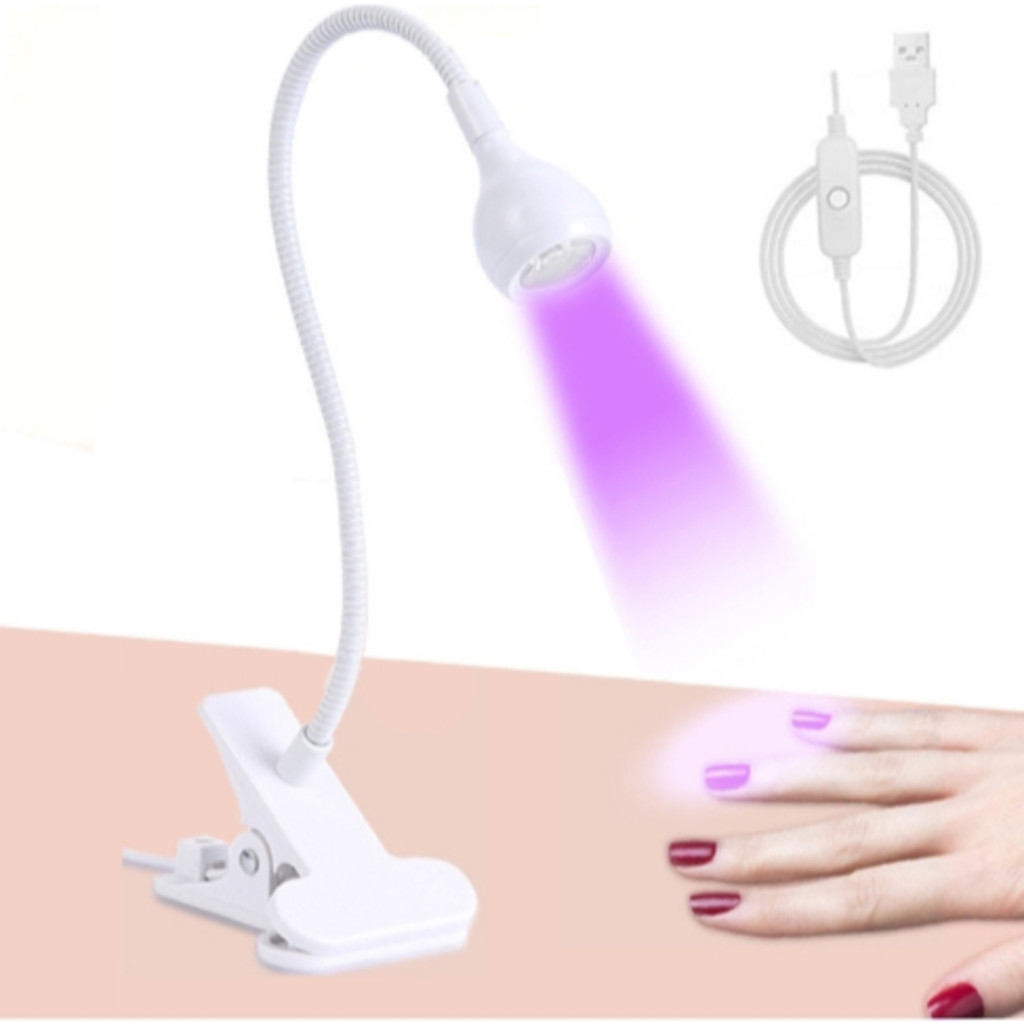 Mini cabine lanterna clip de mesa led uv secagem gel Para Unhas USB MOSTRA LOJA
