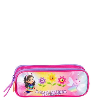 Estojo 2 Compartimentos Gabby - Colorido em Oferta na Shopee