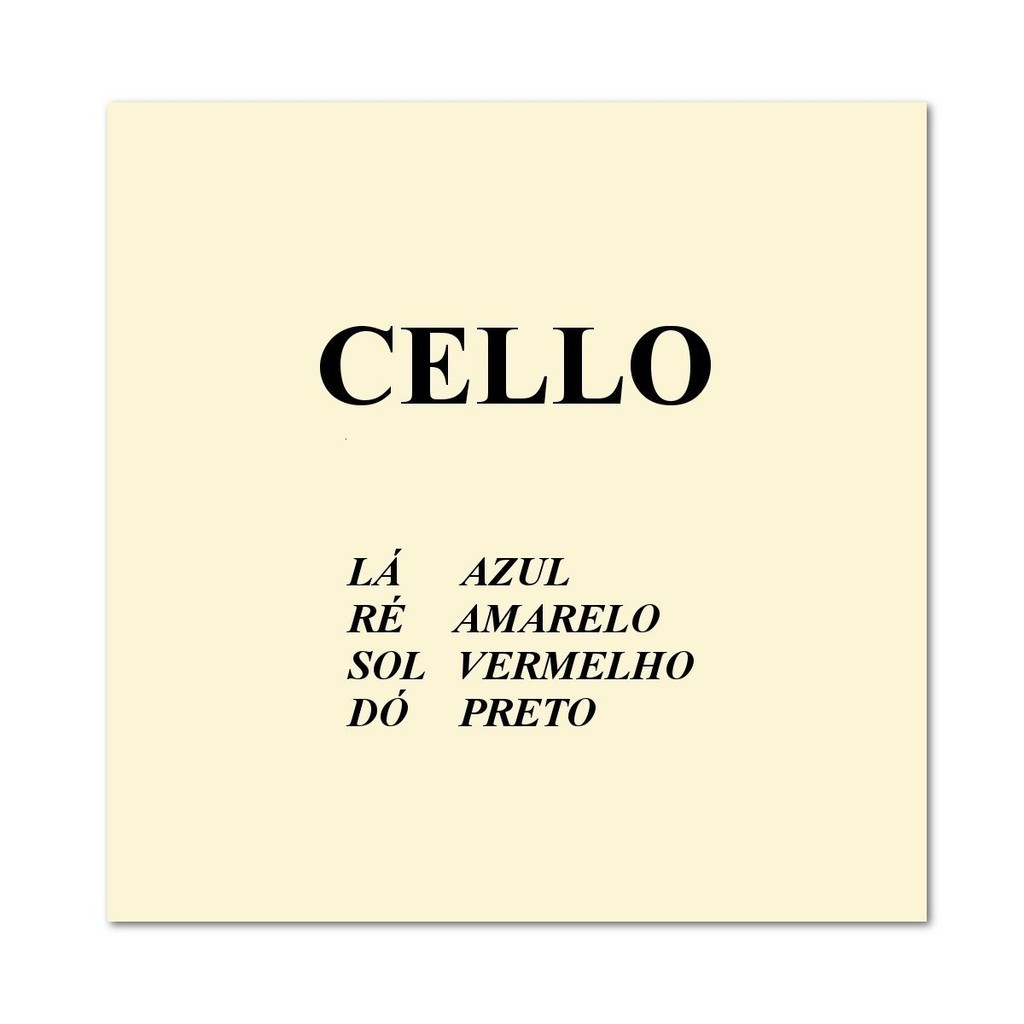 Encordoamento Cordas M Calixto P/ Cello Violoncelo